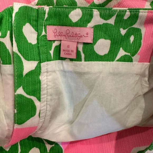 Lilly Pulitzer Tate Skirt in Pink Pout Flamenco Size 6 - Picture 5 of 5